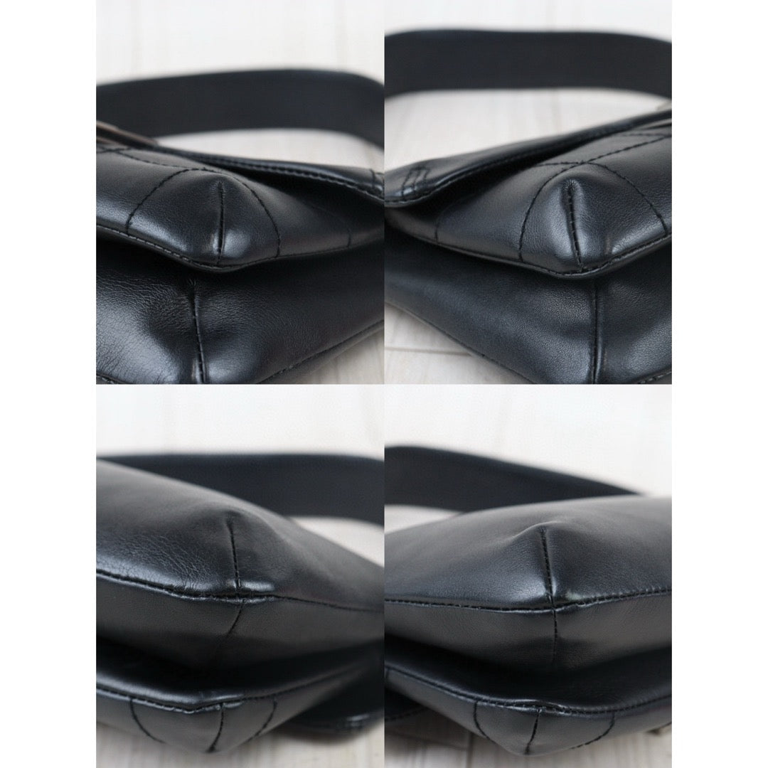 Good ( Rank AB) ｜ CHANEL Lamb Skin 2.55 Matelasse Black Shoulder Bag Made in 2003-2004Year｜Y24082605