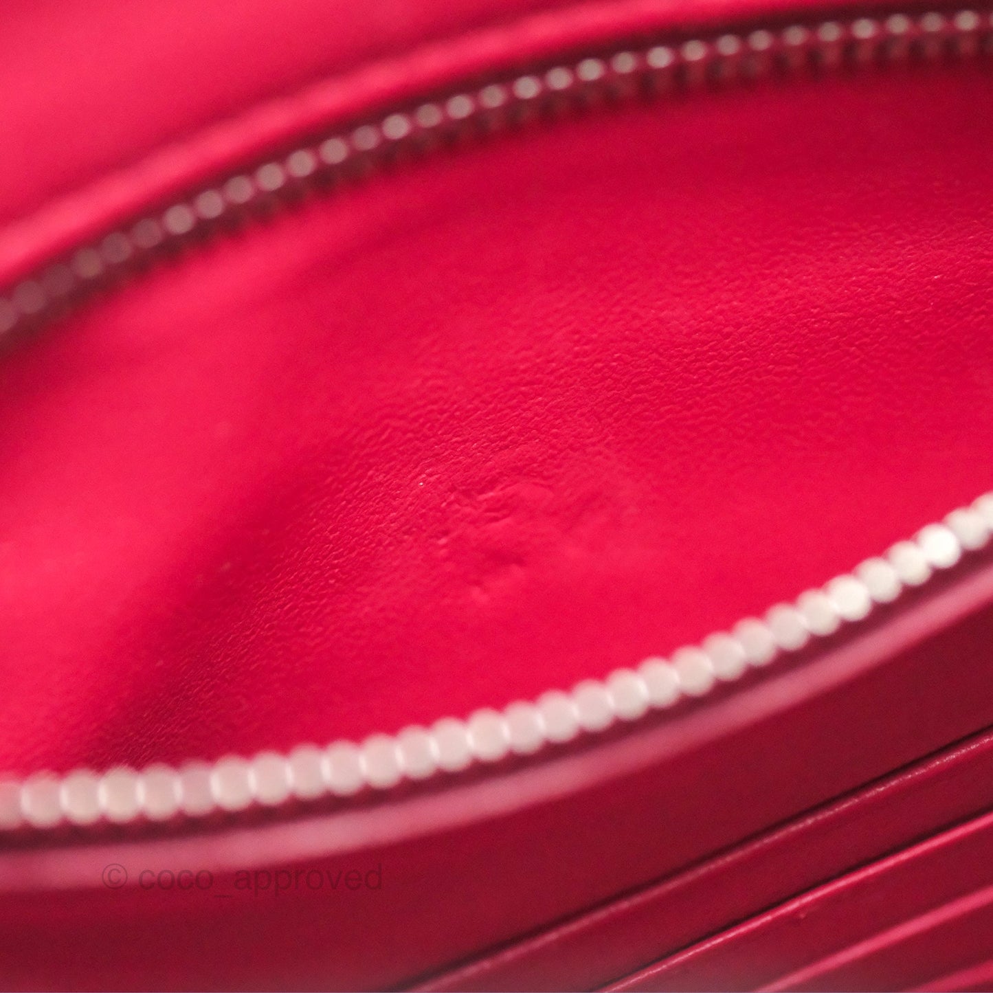 Celine Small Trotteur Crossbody Bag Grained Calfskin Dark Pink