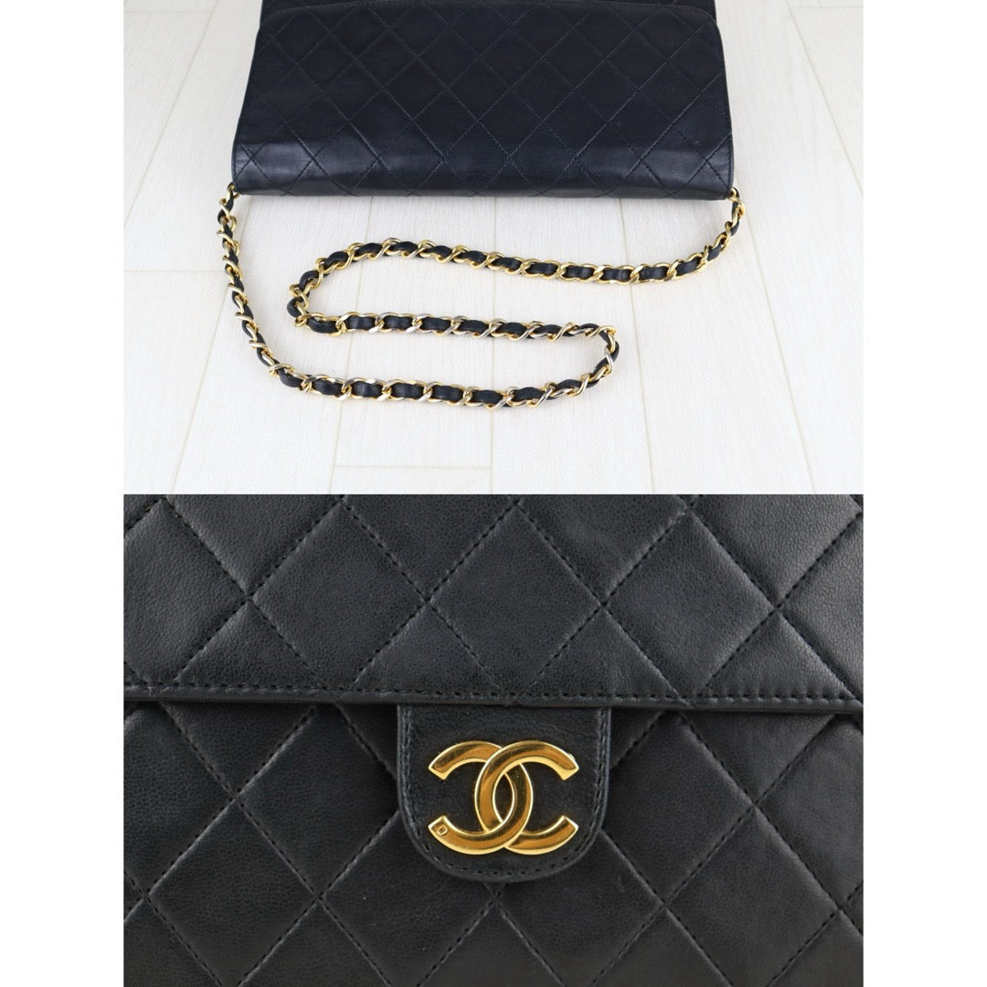 Good ( Rank AB)｜ CHANEL  Lamb Skin Chain CF 25 Shoulder Bag Made in 1997-1999Year ｜H24112501