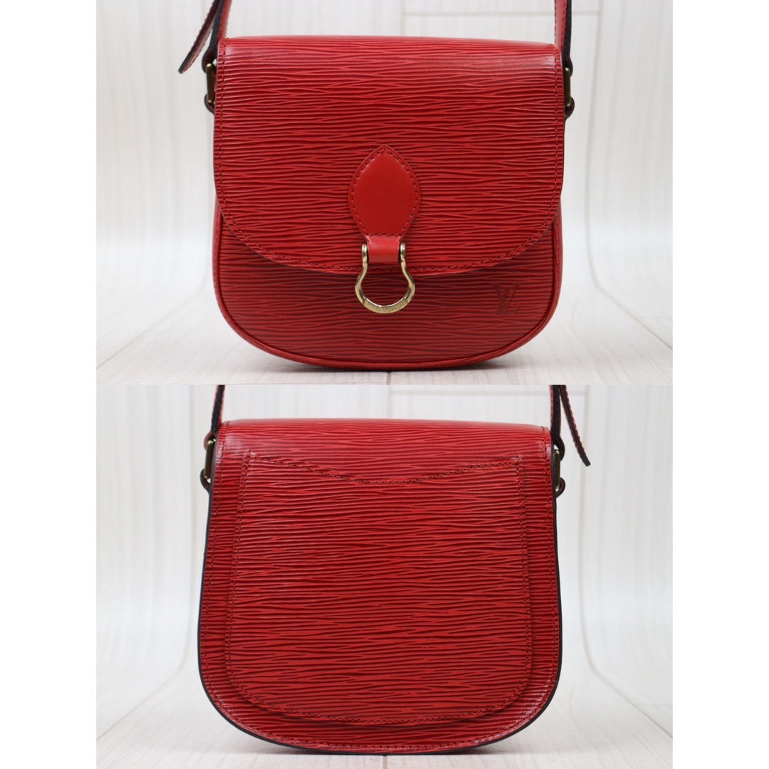 Rank A ｜LV Epi Saint-Cloud PM Shoulder Bag ｜24061101