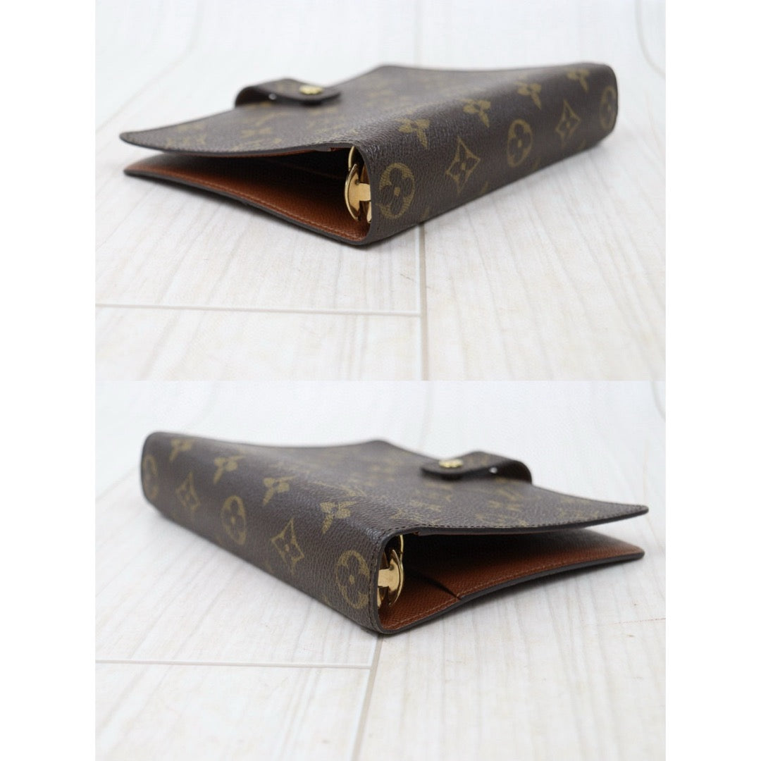Good ( Rank AB) ｜ LV Monogram Medium Ring Agenda Cover Notebook Cover ｜Q25040305