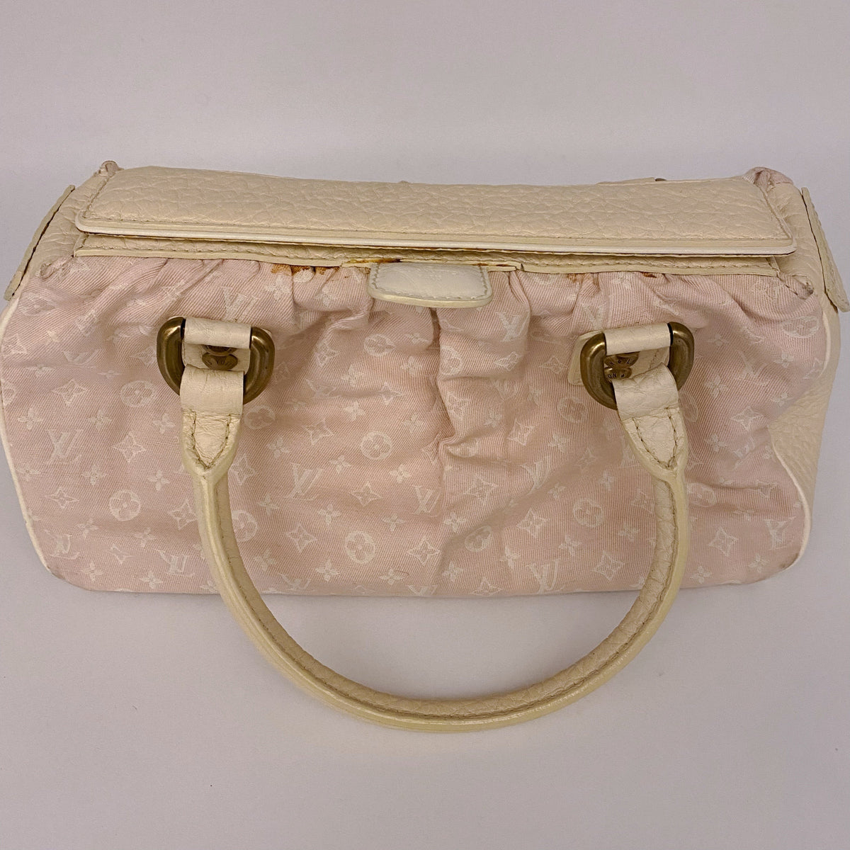 Louis Vuitton Pink Mini Lin Trapeze Handbag