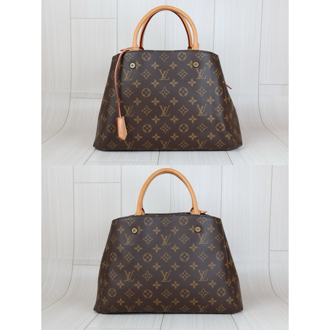 Rank A｜LV Monogram Montaigne Medium Hand Bag Shoulder Bag｜X24092301