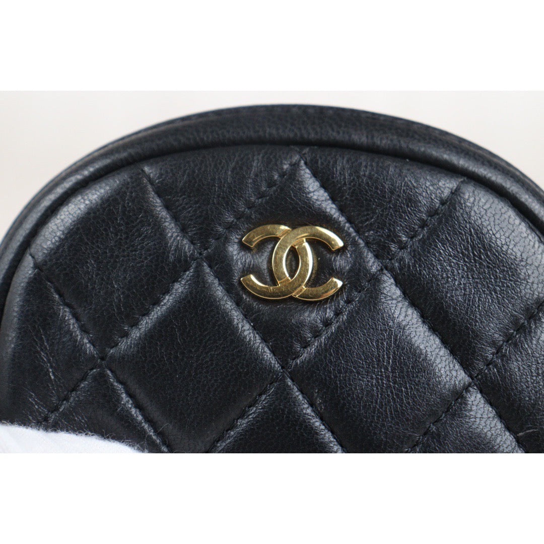 Rank A ｜ CHANEL Matrasse Lambskin Coin Holder｜V23082616