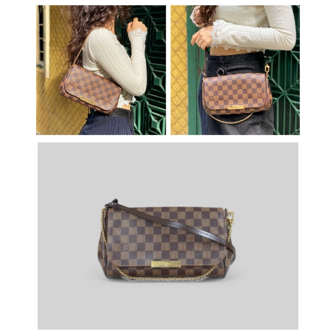 Very Good ( Rank A) ｜ LV Damier Favorite MM Shoulder Bag｜X25030113
