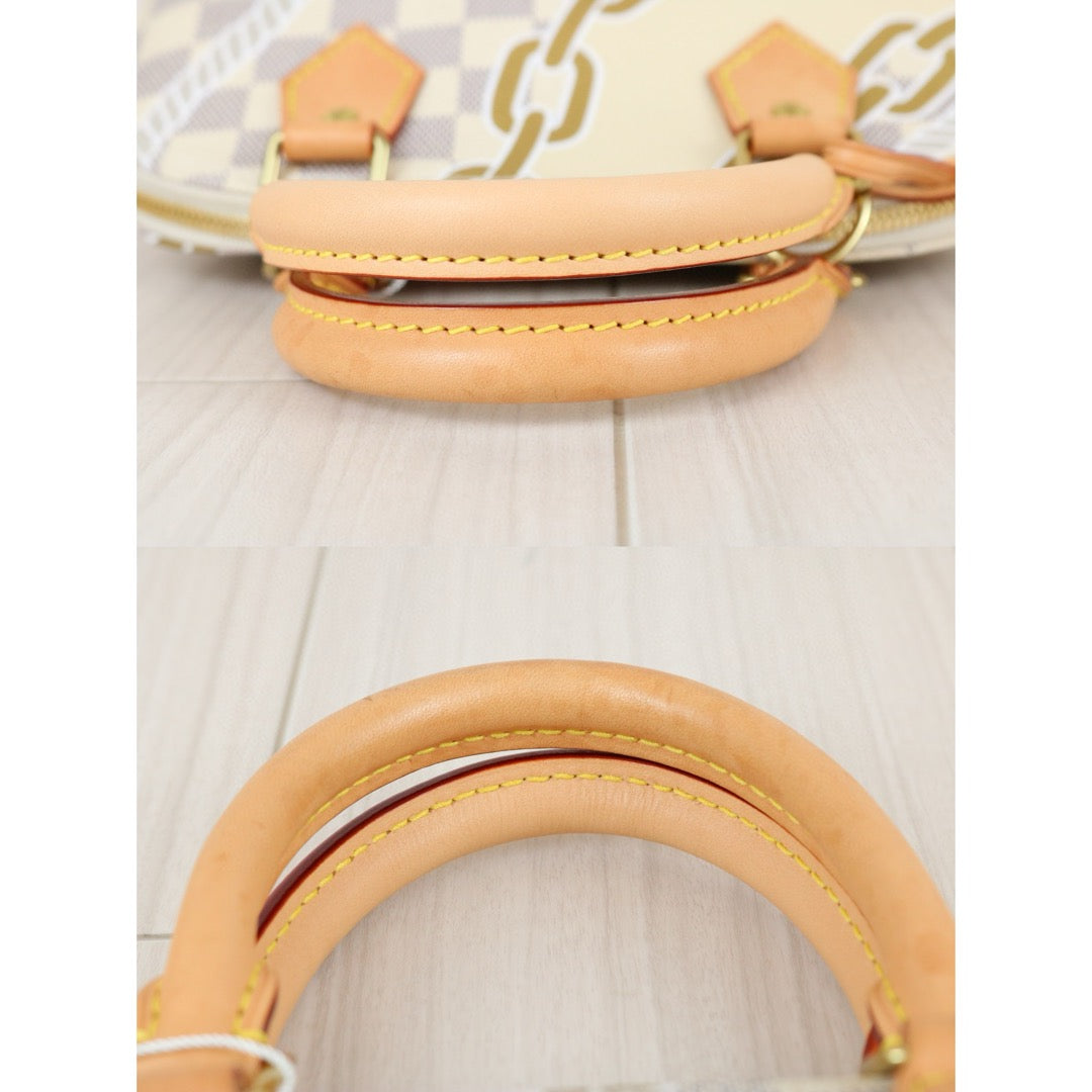 Good ( Rank AB)｜ LV Damier Azur Nautical Alma BB HandBag Shoulder Bag  IC Chips Model ｜X25032510