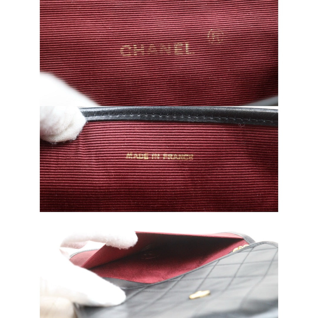 Good ( Rank AB)｜ CHANEL Mini Coco Mark Matrasse Lambskin Chain Shoulder Bag ｜25052901