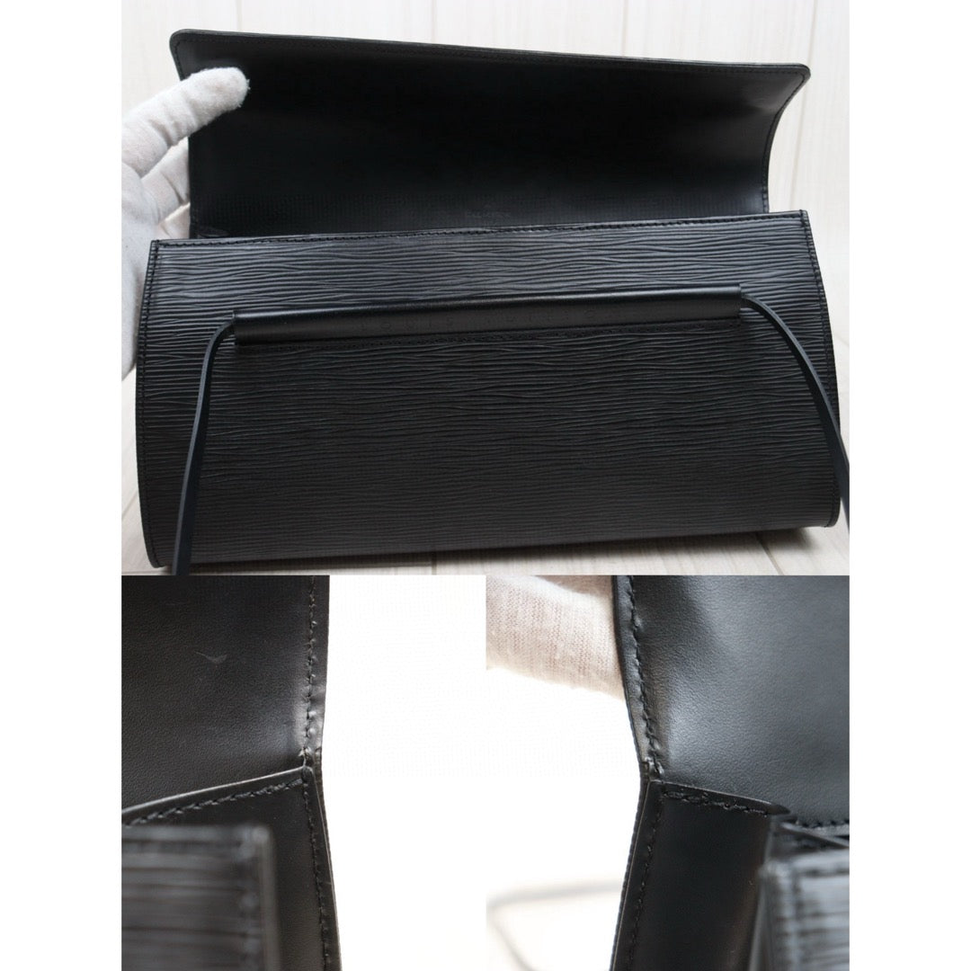 Very Good ( Rank A)｜ LV Epi Dinard Shoulder Bag Black｜25032002