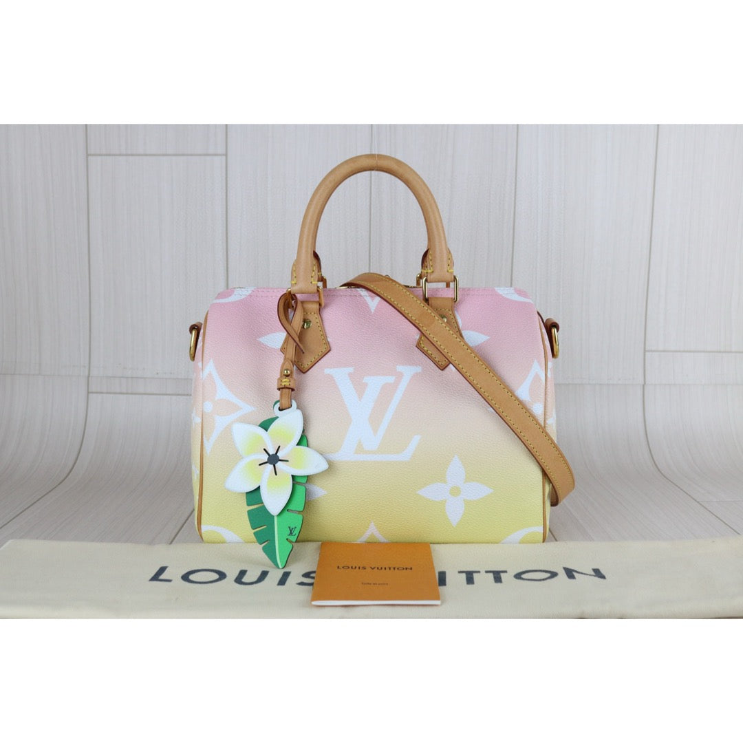 Good ( Rank AB)｜LV Monogram speedy25 Gradient color Limited edition Handbag WithShoulder Bag｜Counter Price ￥306,900JPY（Discontinued）｜B25030105