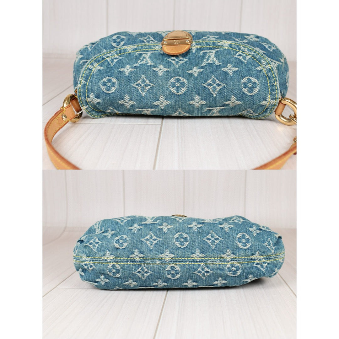 Rank AB ｜  LV Monogram Denim  Shoulder Bag  ｜S24080504