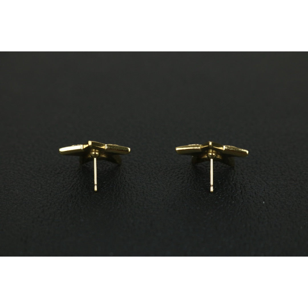 Excellent（Rank SA）｜ CHANEL  Glitter CC Logo Star Earrings ｜F25022006