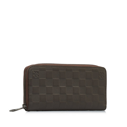 LOUIS VUITTON Damier Infini Zippy Wallet Small Wallets
