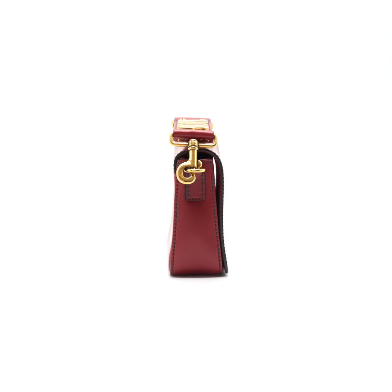 Dior J'adior Clutch Red GHW with Removable and Adjustable Top Handle