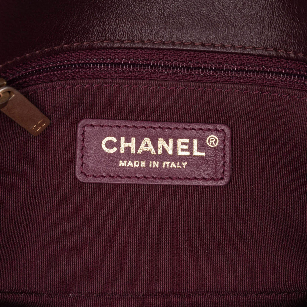 Red Chanel Small Quilted Lambskin CC Coin Bag