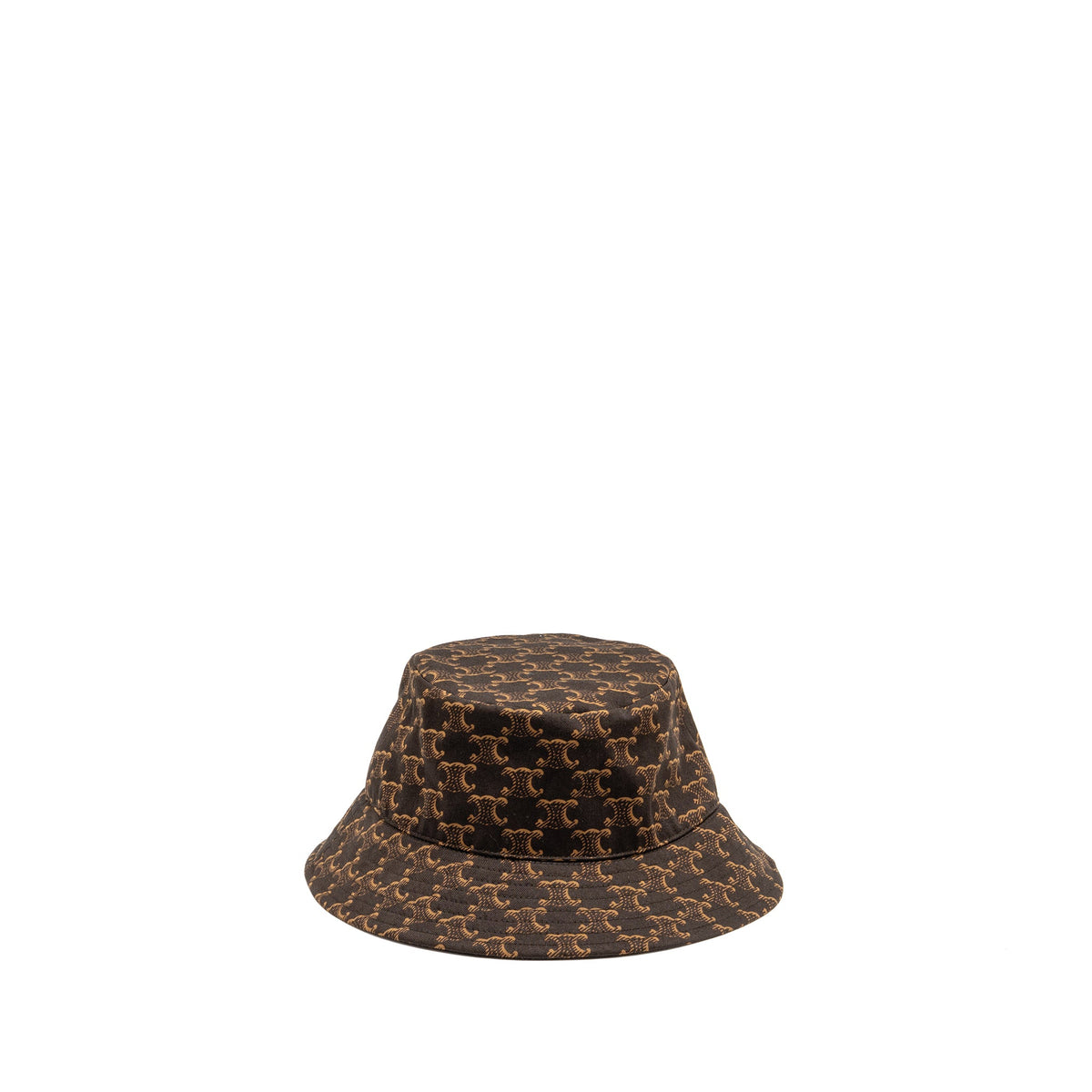 Celine Size M Triomphe Monogram Bucket Hat