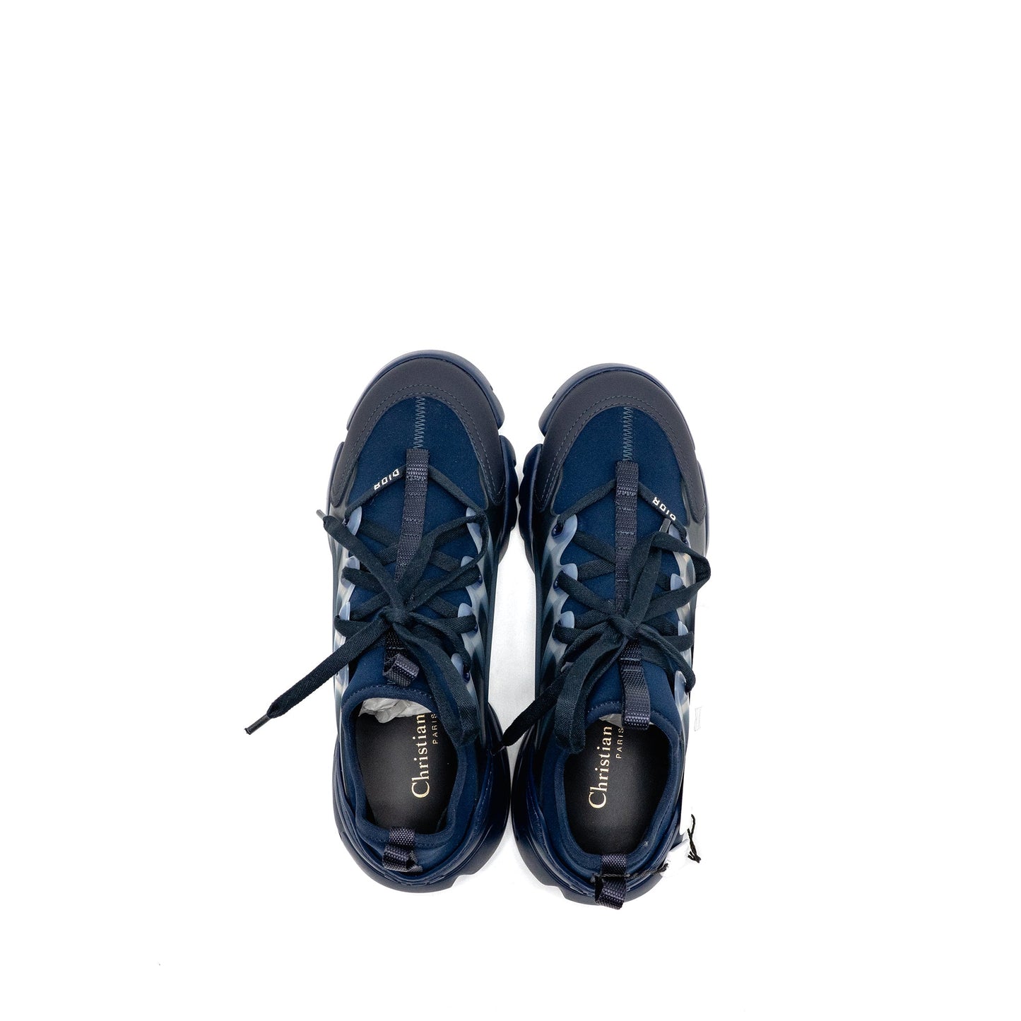 Dior Size 36 D-Connect Sneaker Navy Blue