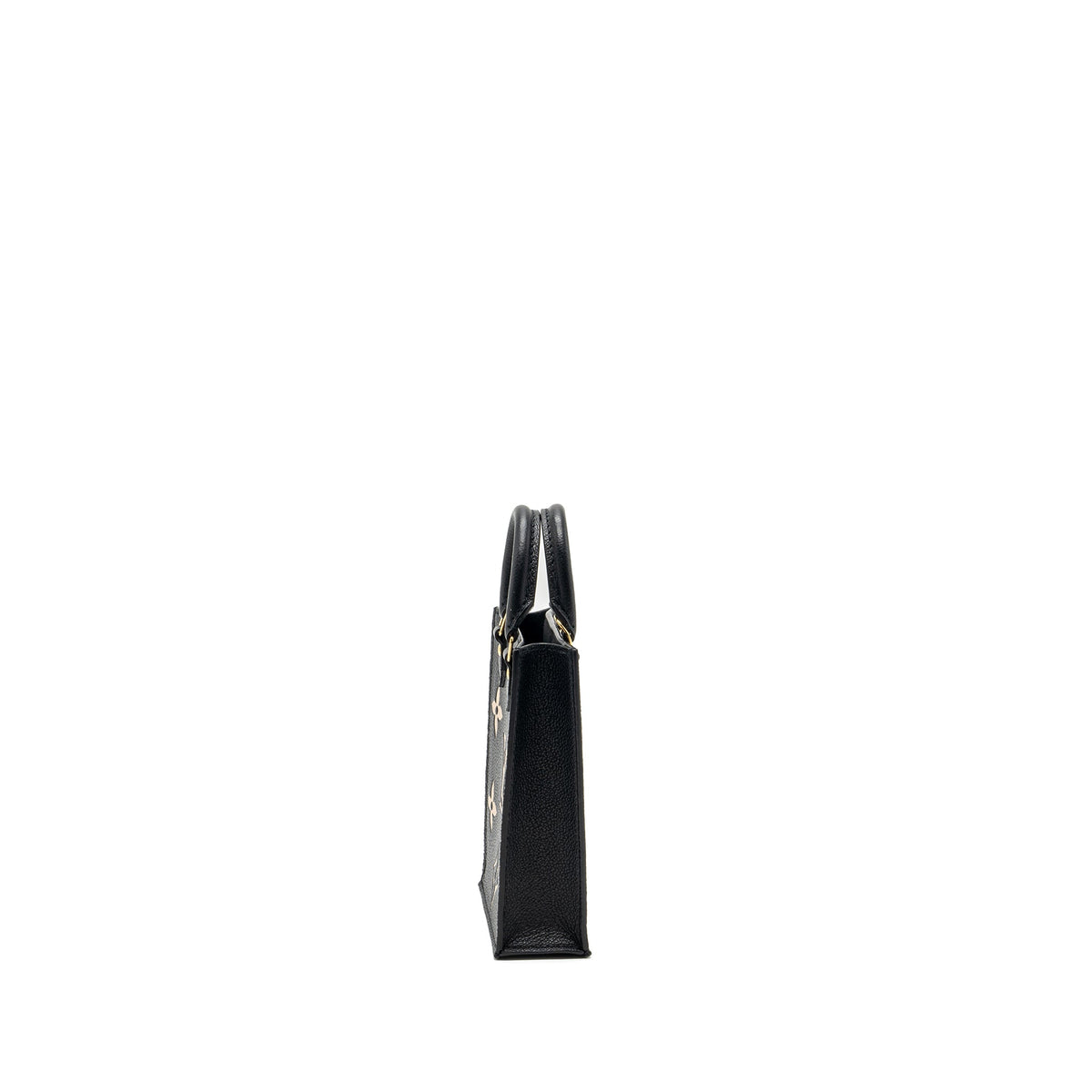 Louis Vuitton petit sac plat monogram empreinte calfskin black GHW (New Version)