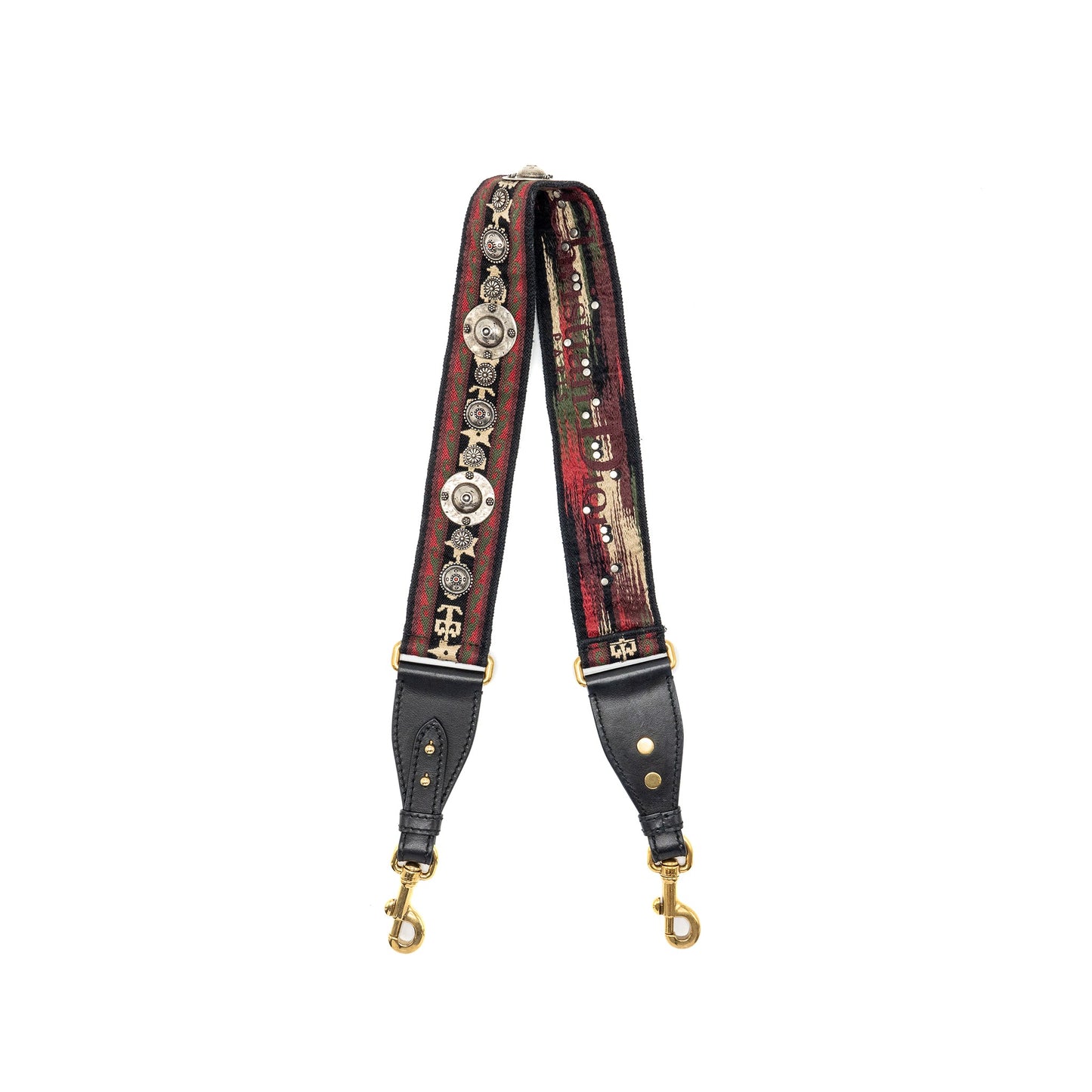 Dior shoulder strap oblique canvas/ calfskin red/multicolour GHW