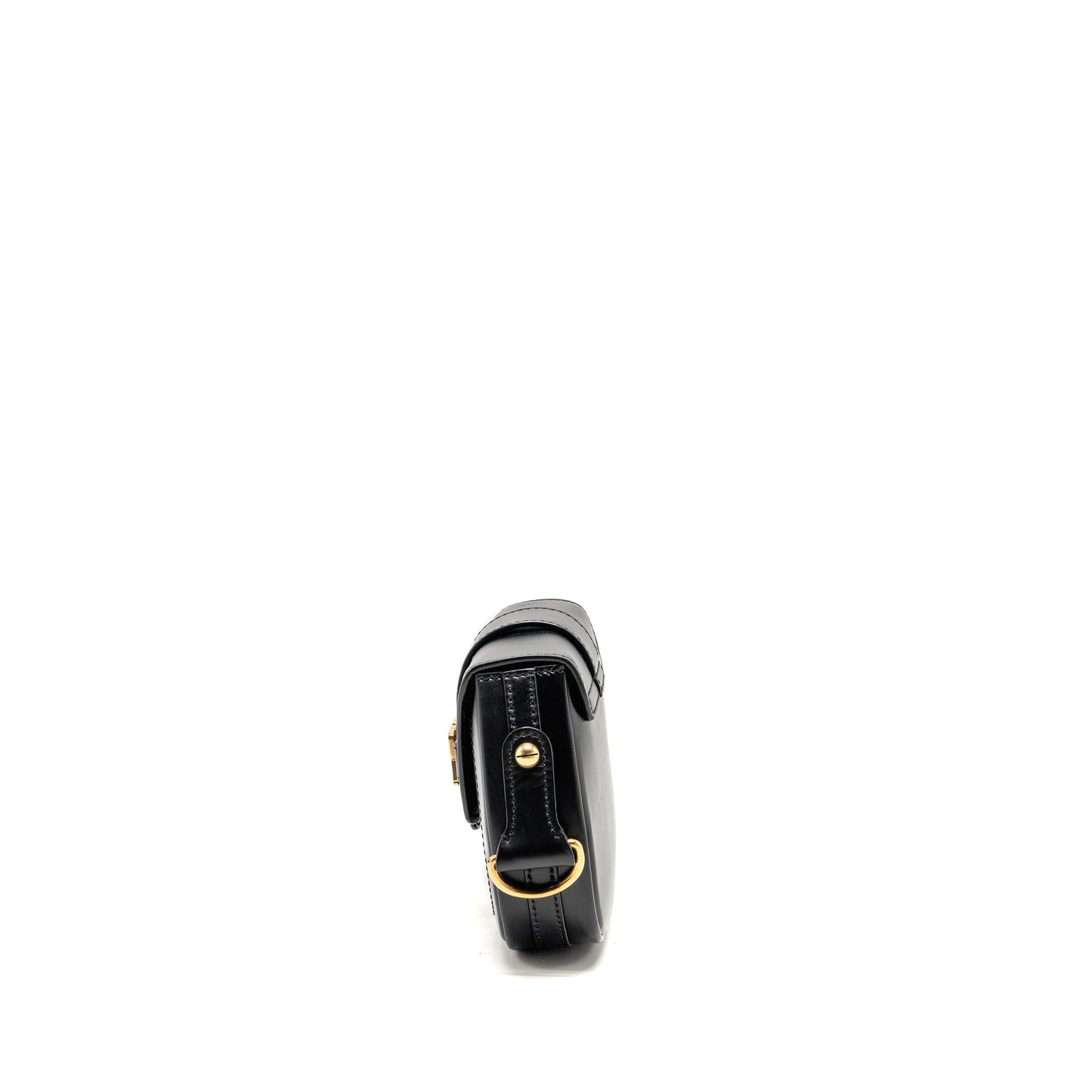 DIOR D-Fence Saddle Bag Calfskin Black GHW