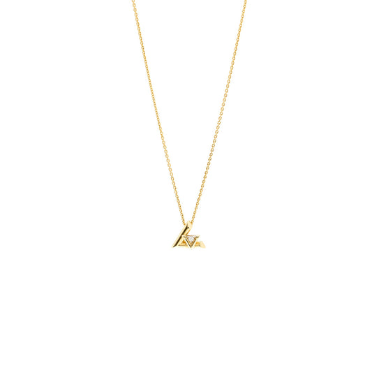 Louis Vuitton LV Volt One Small Pendant Yellow Gold/Diamond