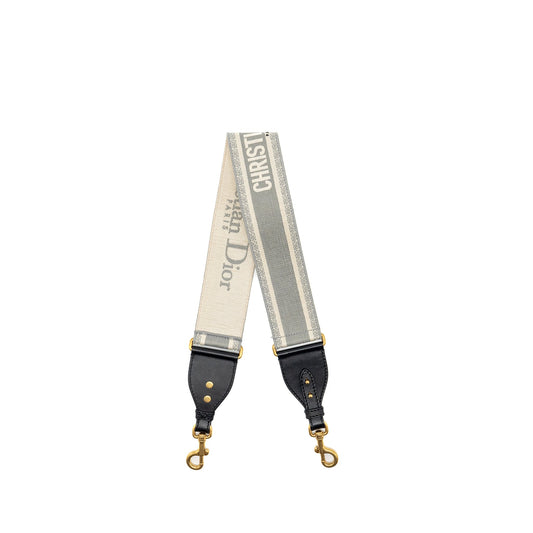 Dior Shoulder Strap Oblique Canvas grey GHW