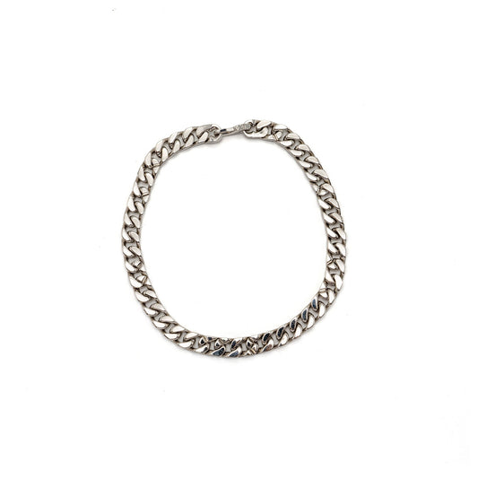 Louis Vuitton Lv Chain Links Necklace Silver Tone