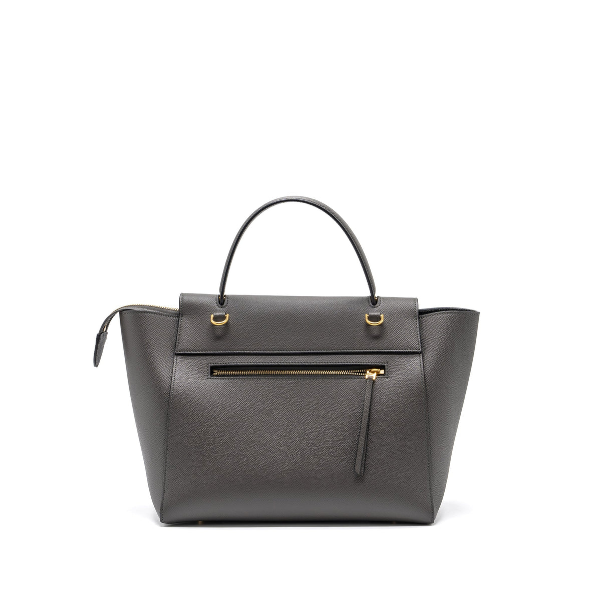 Celine Mini Belt Bag Grained Calfskin Dark Grey GHW