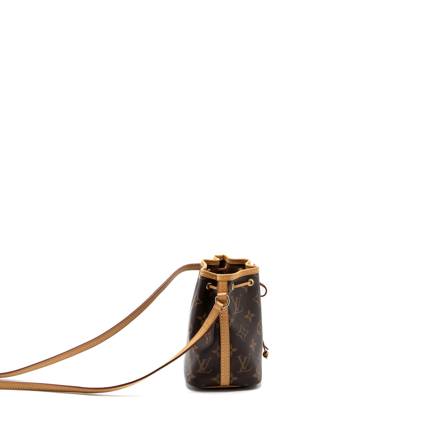 Louis Vuitton nano noe monogram canvas GHW