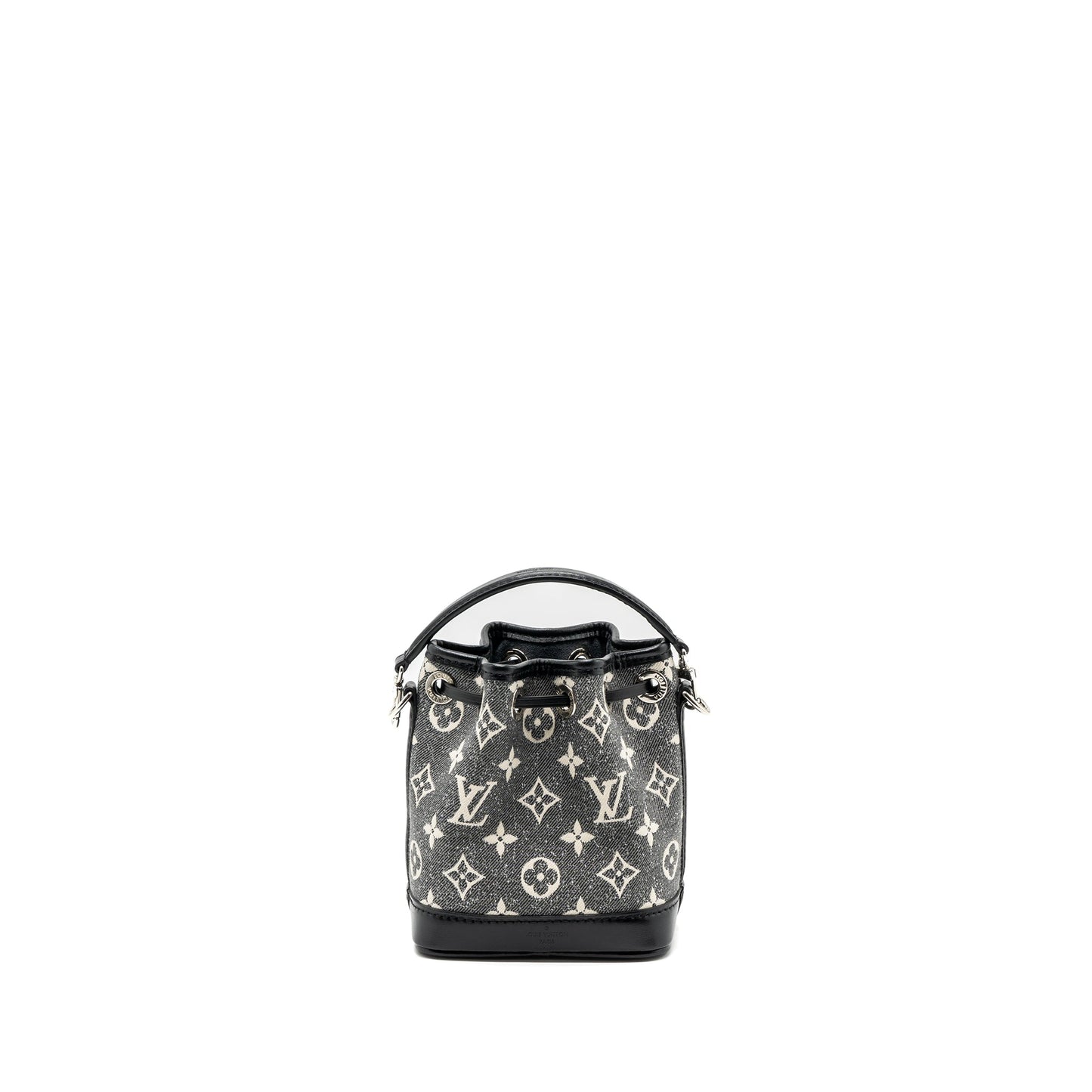 Louis Vuitton nano noe jacquard denim black multicolour SHW (New Version)