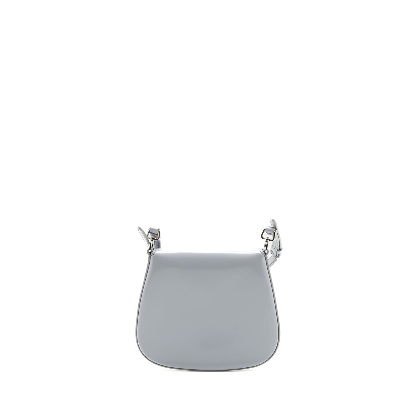 Prada Cleo Mini Bag Brushed Leather Cornflower blue SHW