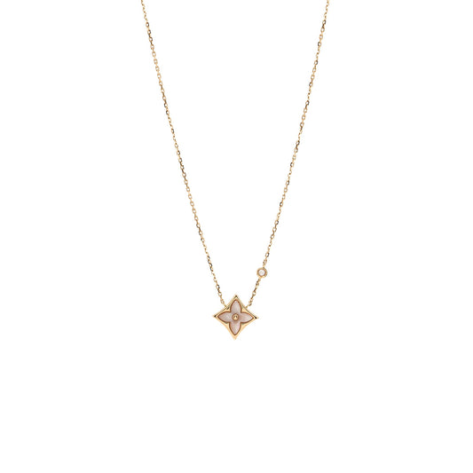 Louis Vuitton Color Blossom BB Star Pendant Pink Gold Mother Of Pearl/Diamond