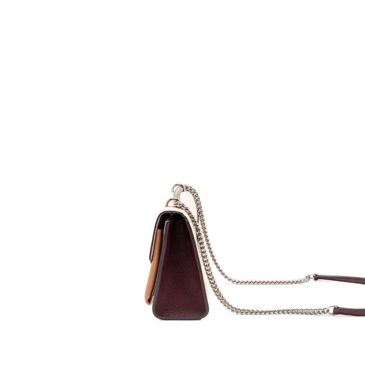 Louis Vuitton Mylockme BB Calfskin Burgundy/White/Pink SHW