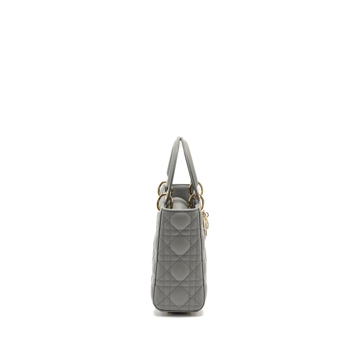 Dior My ABC Small Lady Dior Lambskin Light Grey LGHW