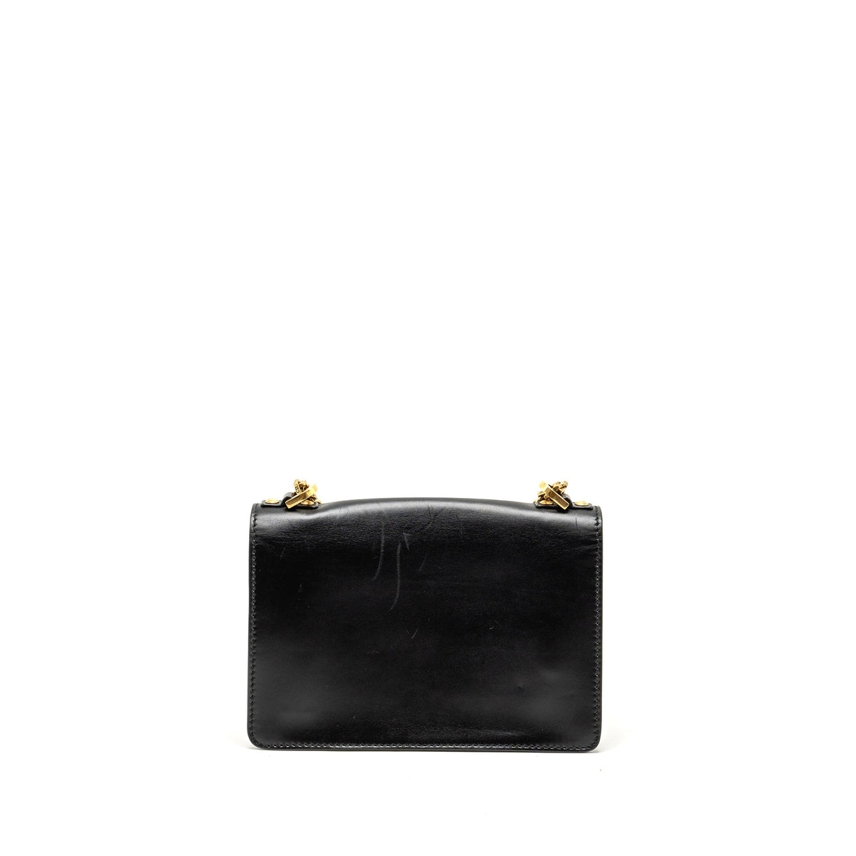 DIOR J'ADIOR Medium Flap Bag With Chain Leather Black GHW