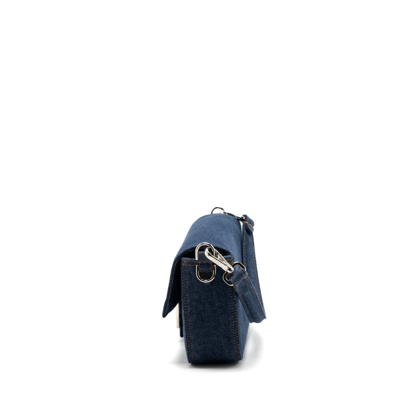 Fendi Baguette Denim Blue SHW