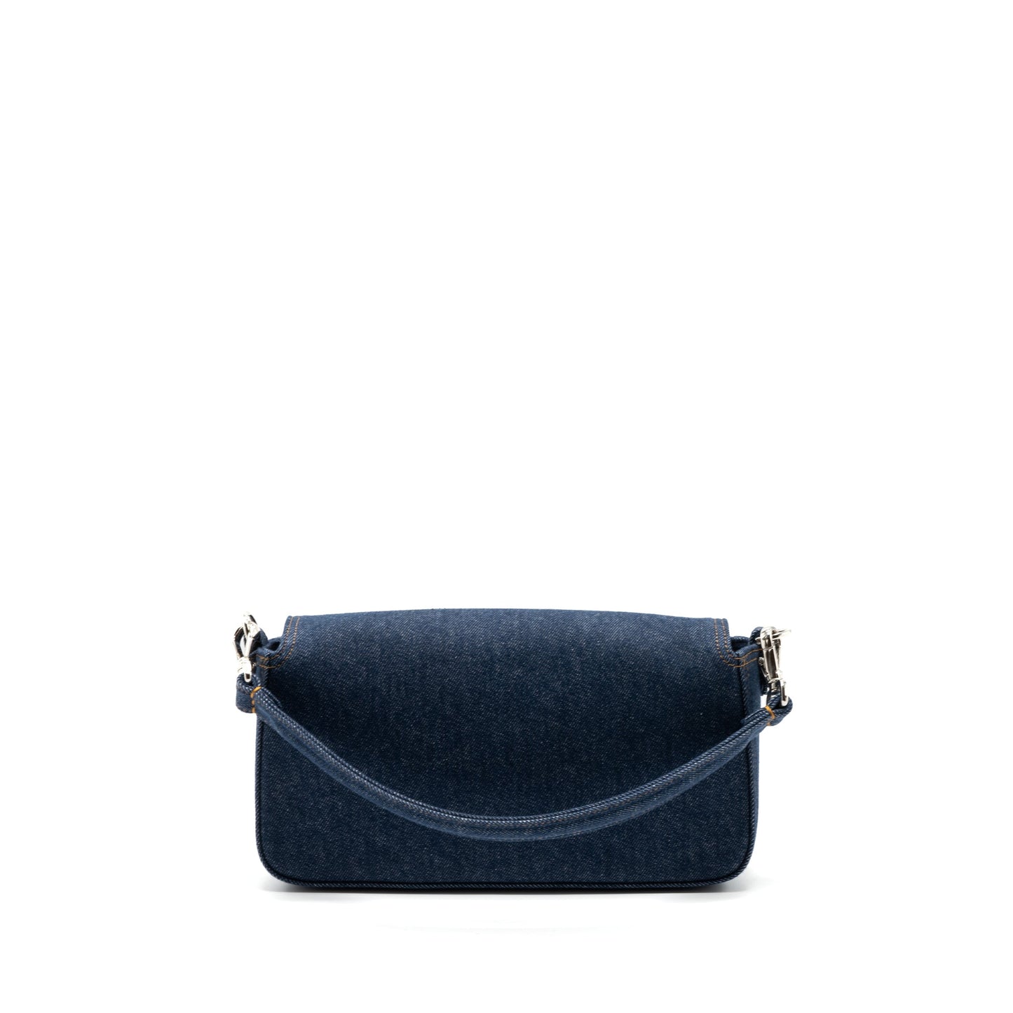 Fendi Baguette Denim Blue SHW