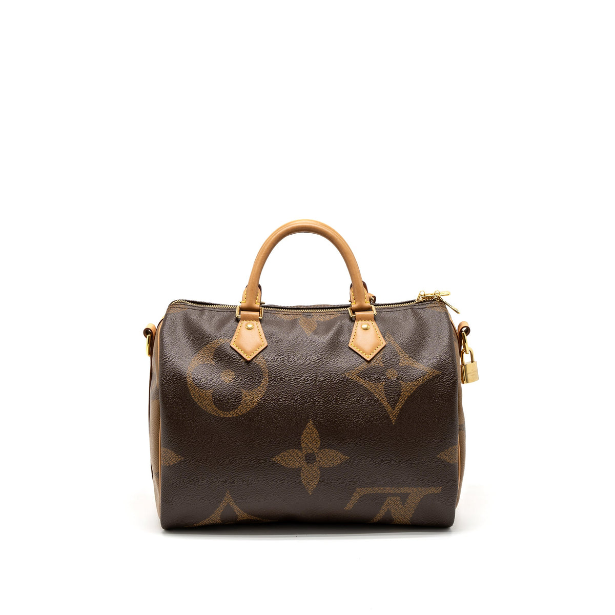 Louis Vuitton Speedy 30 Bandouliere Giant Monogram Reverse Canvas GHW