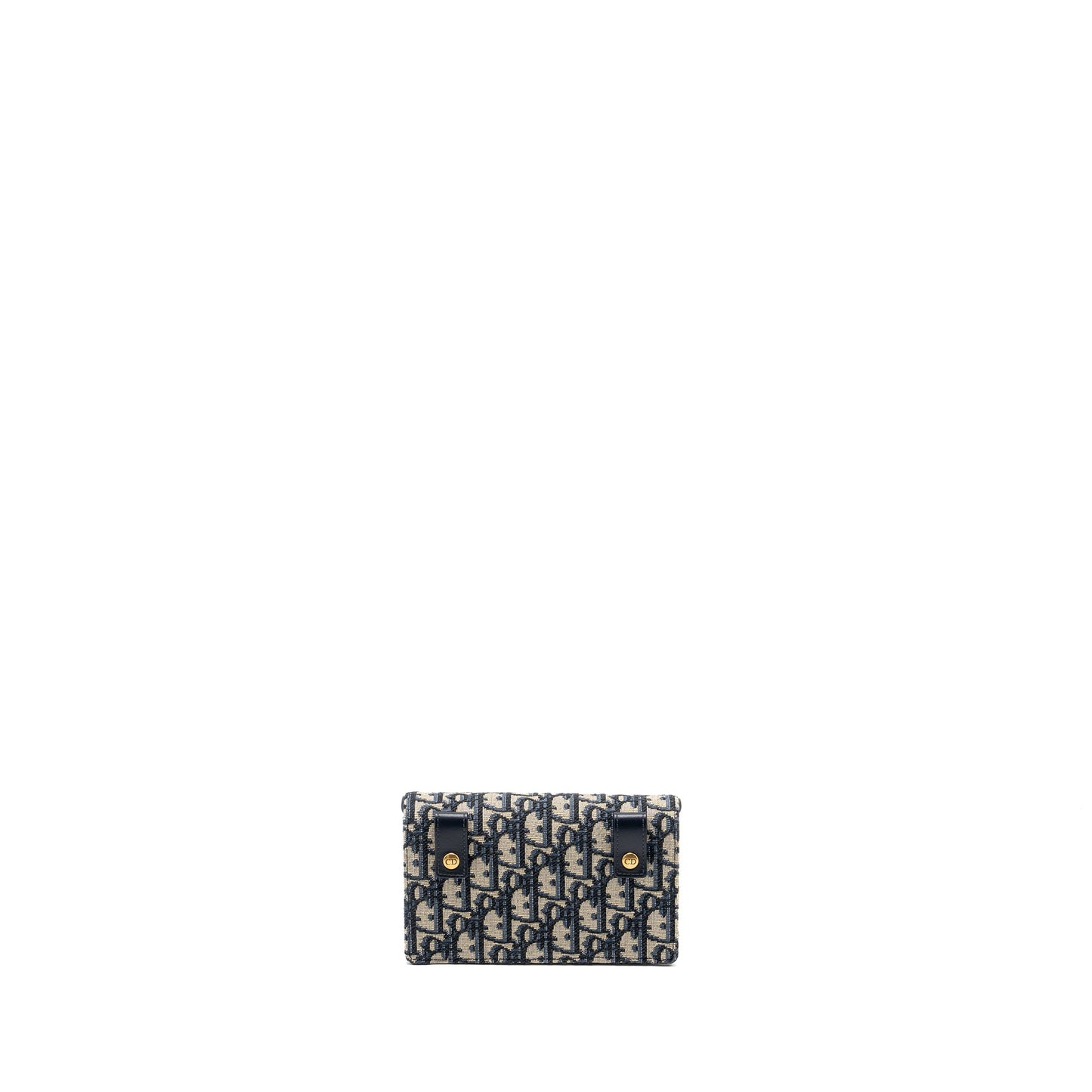 Dior Saddle Belt Pouch Dior Oblique Jacquard Blue GHW