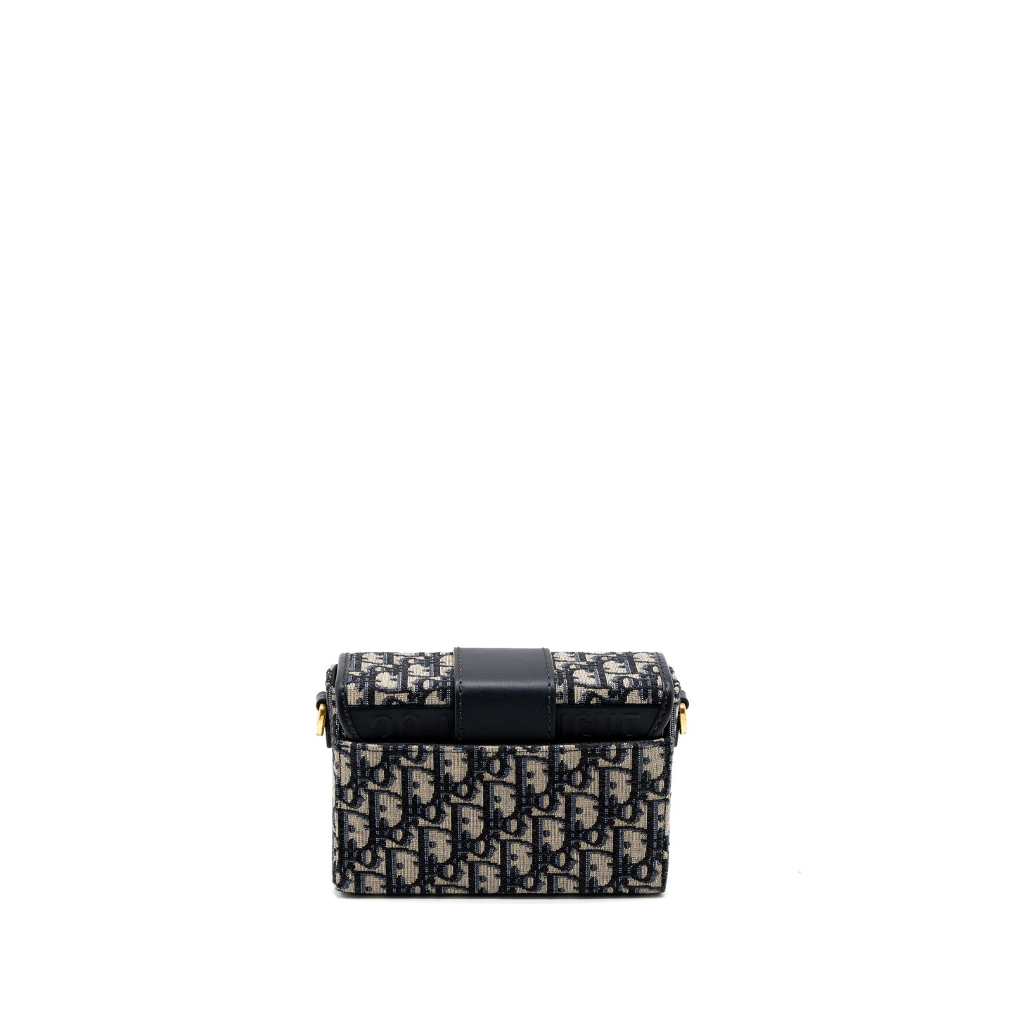 Dior 30 Montaigne Box Bag Blue Dior Oblique Jacquard GHW