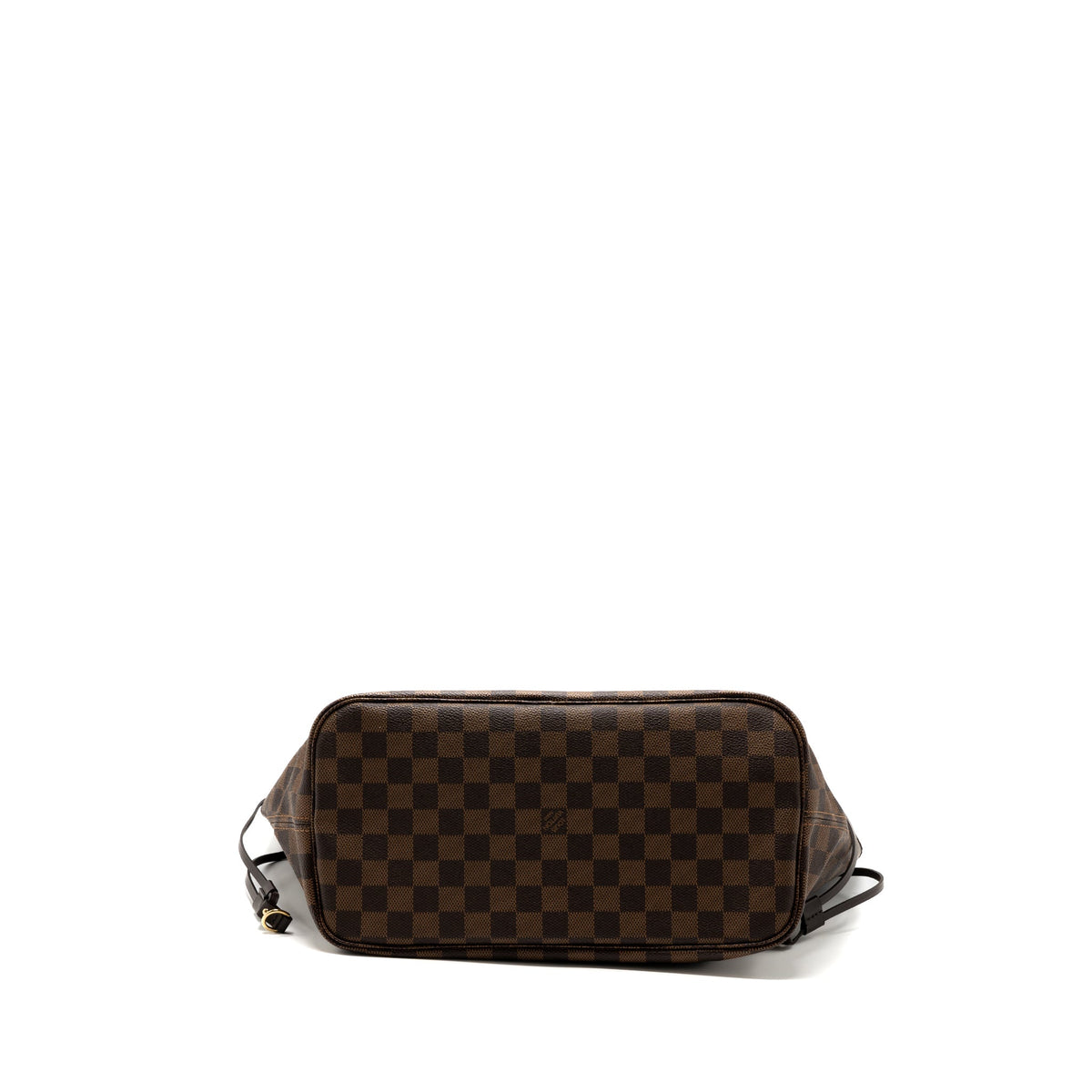 Louis Vuitton neverfull MM monogram damier ebene canvas / rose ballerina GHW