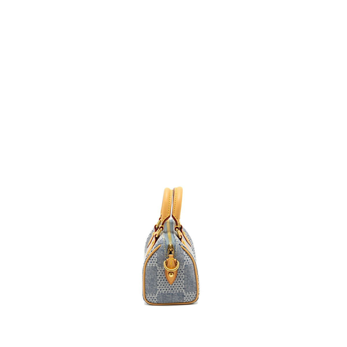 Louis Vuitton Speedy 18 Bandouliere D Denim Canvas GHW