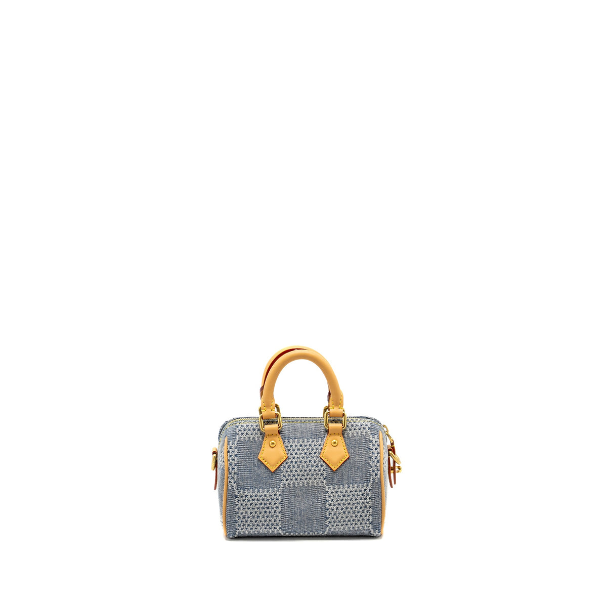 Louis Vuitton Speedy 18 Bandouliere D Denim Canvas GHW