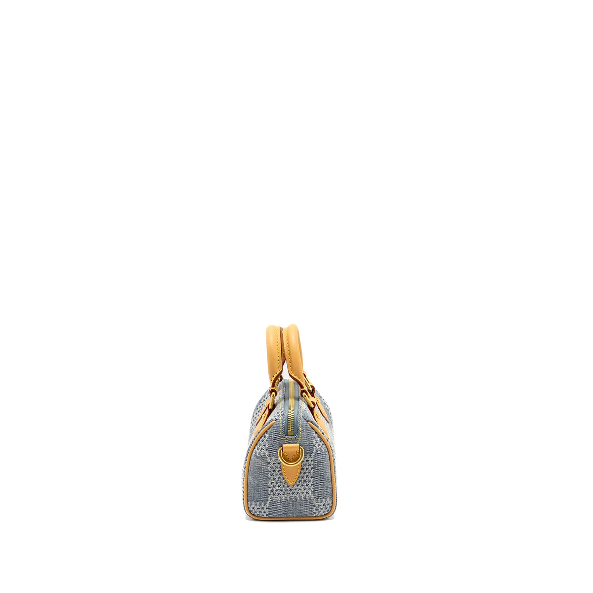 Louis Vuitton Speedy 18 Bandouliere D Denim Canvas GHW