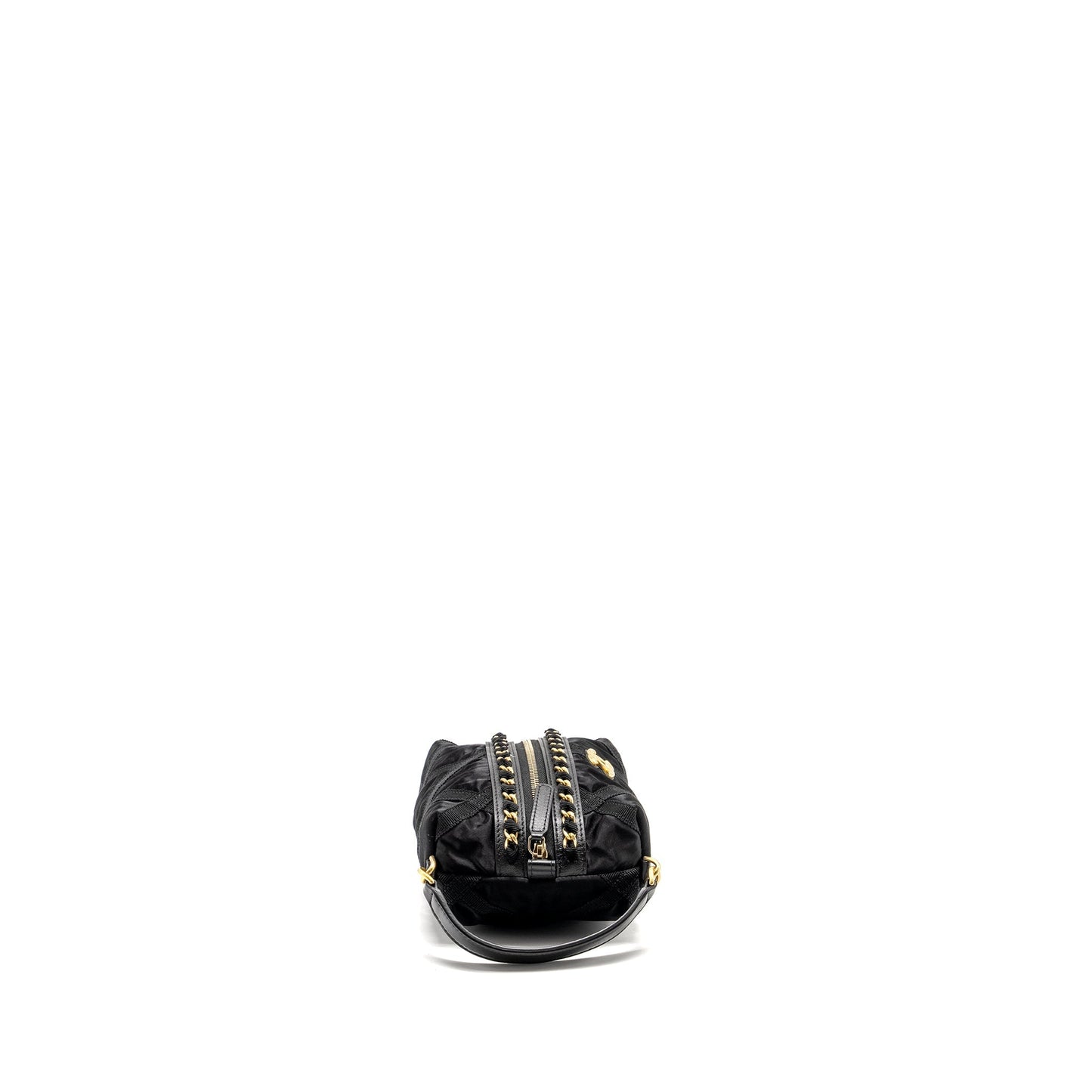 Chanel 22p Travel Pouch With Sleep Mask Nylon Black GHW