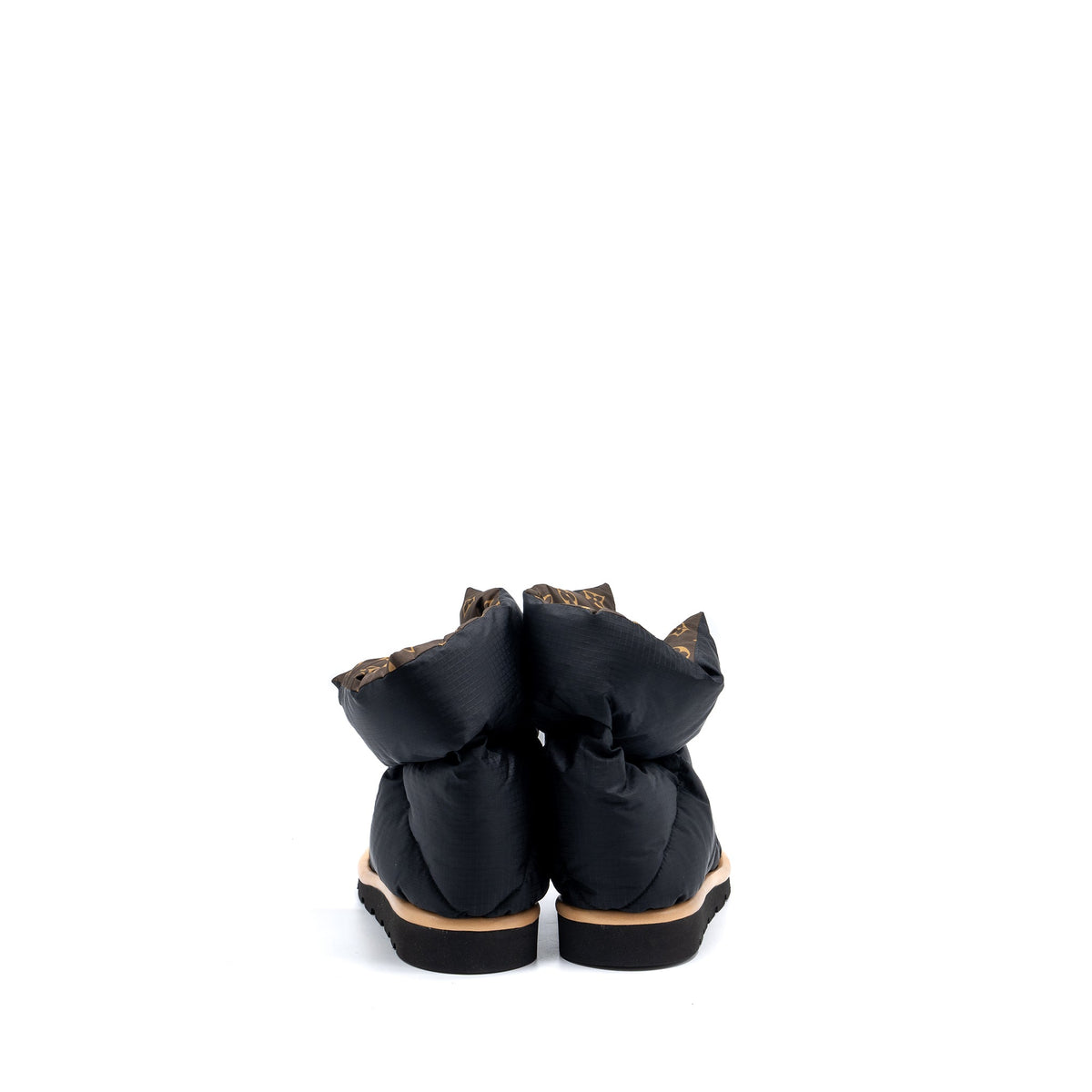 Louis Vuitton Size 37 Pillow Comfort Ankle Boots Nylon Monogram/Black
