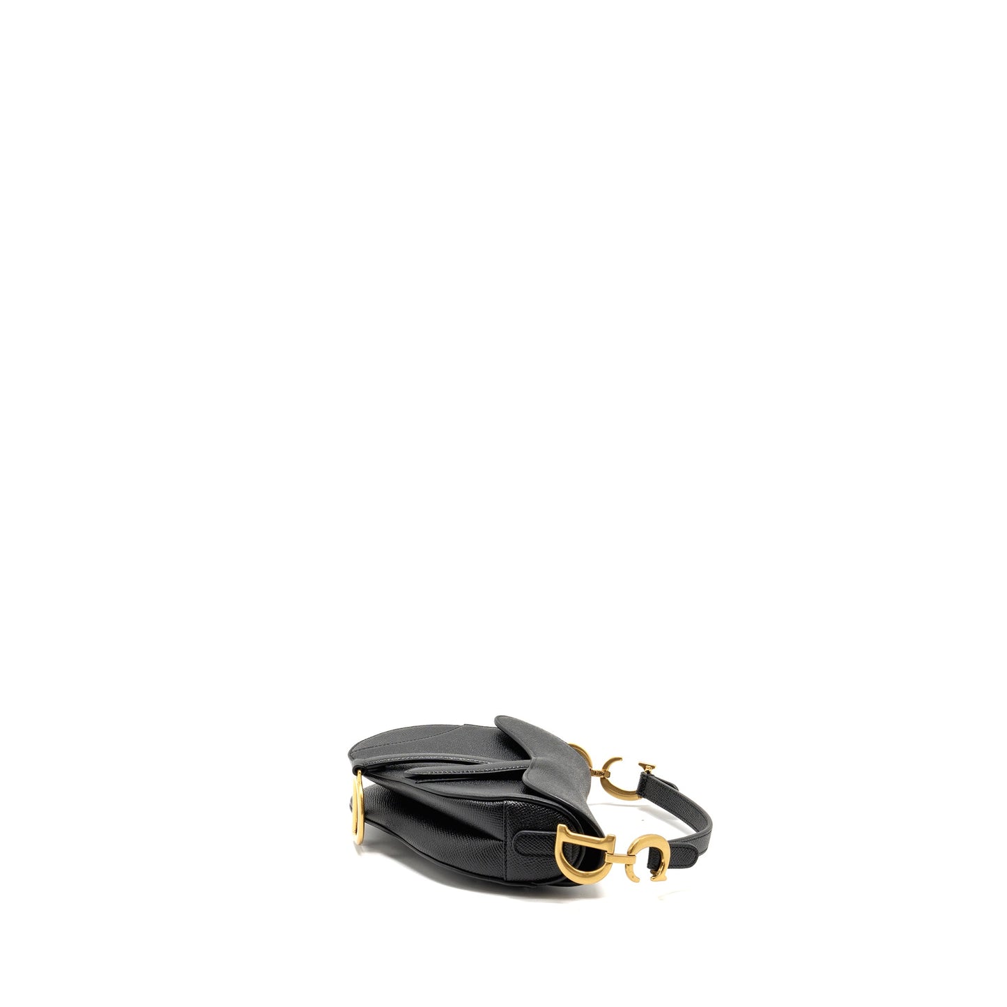 Dior Mini Saddle Bag Calfskin Black GHW
