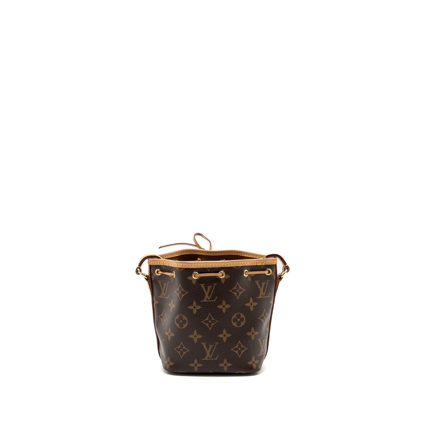 Louis Vuitton Nano Noe Monogram Canvas GHW