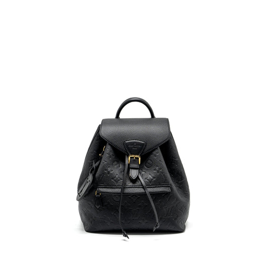 Louis Vuitton Montsouris PM Backpack Monogram Empreinte black GHW
