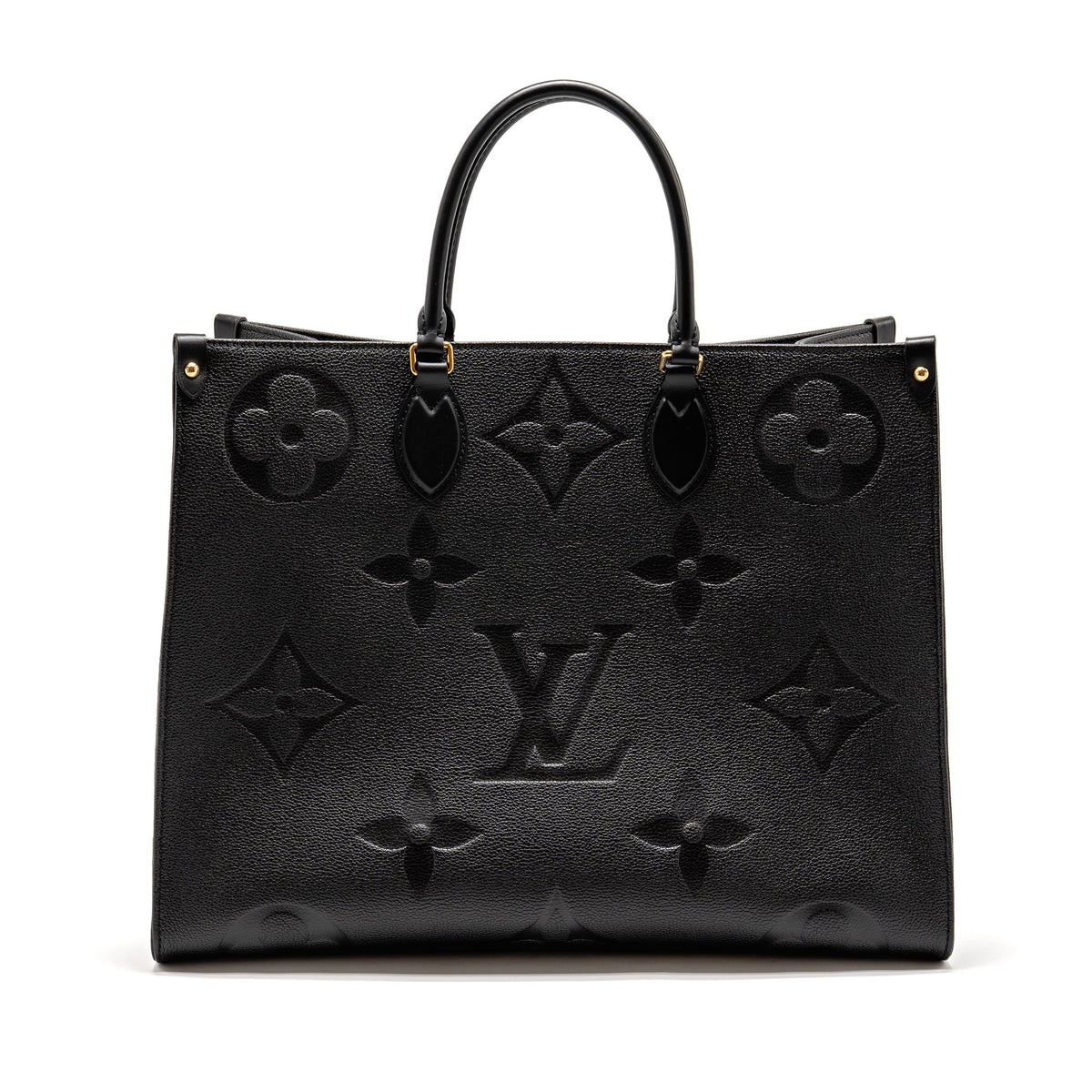 Louis Vuitton Onthego GM Monogram Empreinte Leather Black GHW