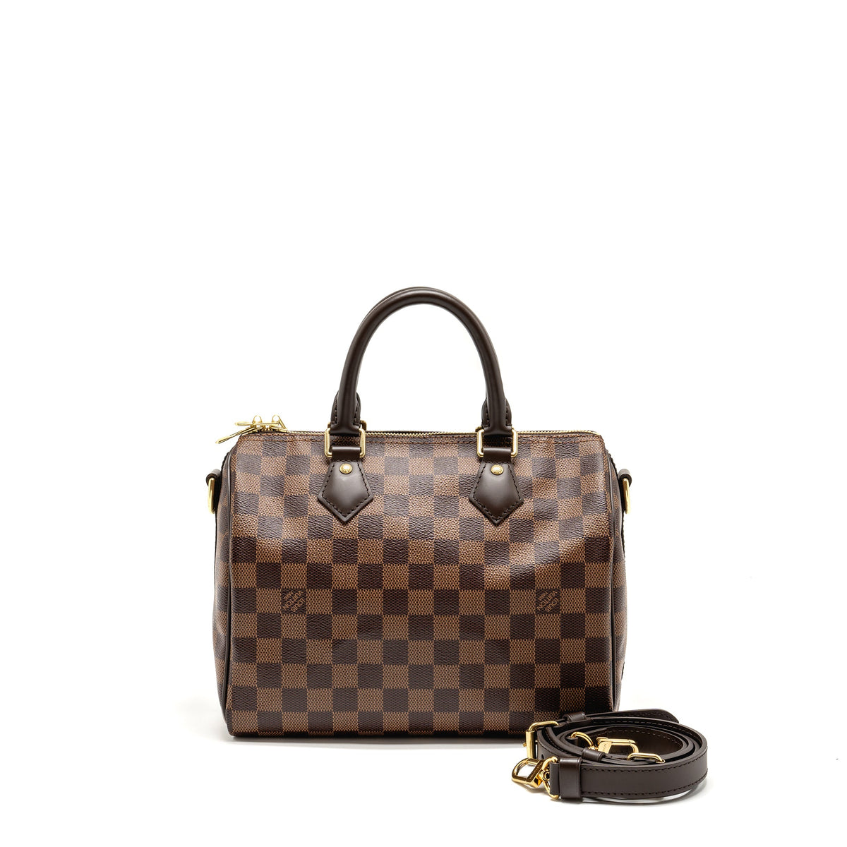Louis Vuitton Speedy Bandouliere 25 Damier Ebene GHW
